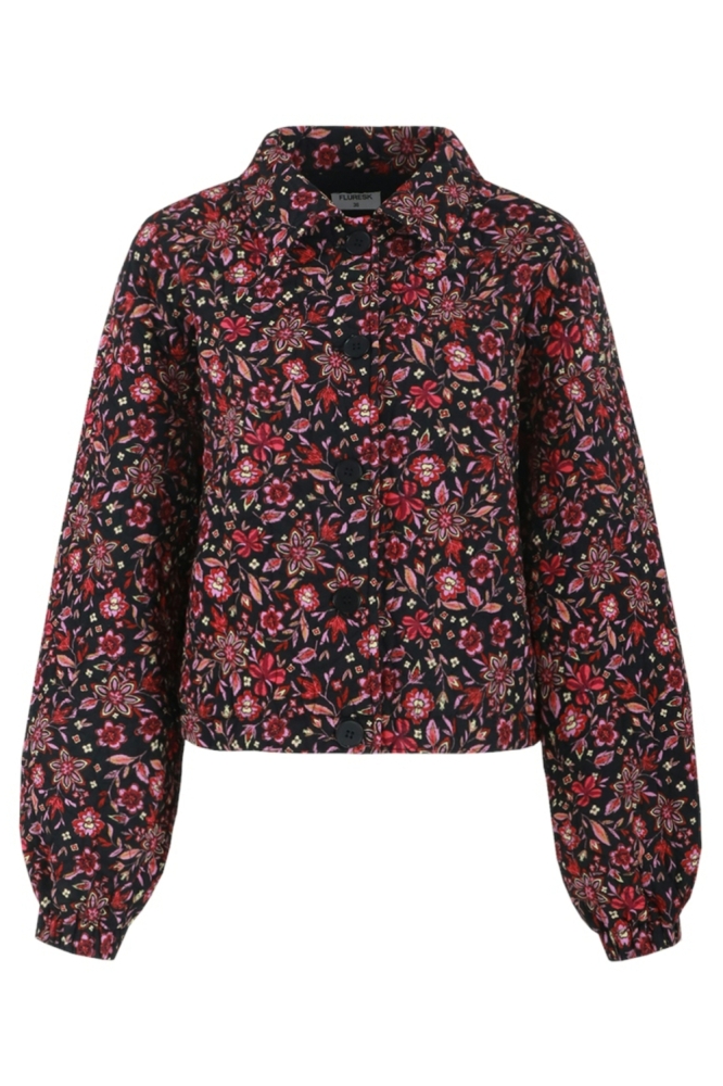 MARIBEL JACKET 25NZF05 001829 BLACK/DUSTY MAUVE